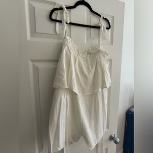 Hello Molly White Romper